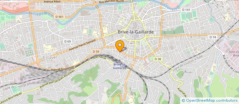 localisation de l'entreprise ASS PARENT AMIS MAISON HEUREU PAYS BRIVE à BRIVE LA GAILLARDE