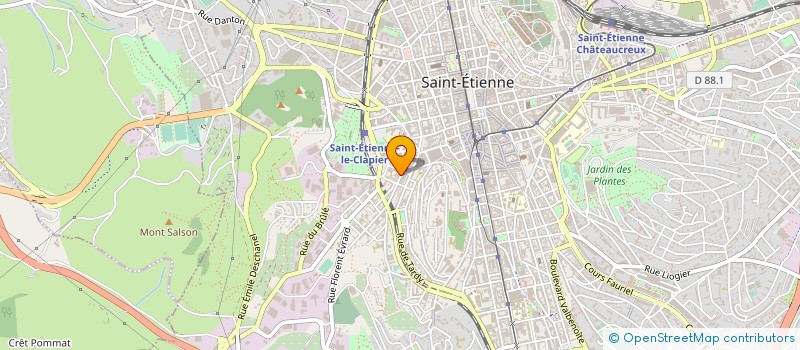 localisation de l'entreprise ASS PARENT AMIS PETITS CHANTEUR ST ENNEM  SAINT-ETIENNE