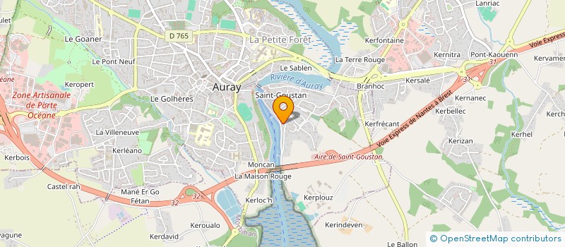 localisation de l'entreprise ASS PARENT ELEVE AMIS MUSIQUE à AURAY