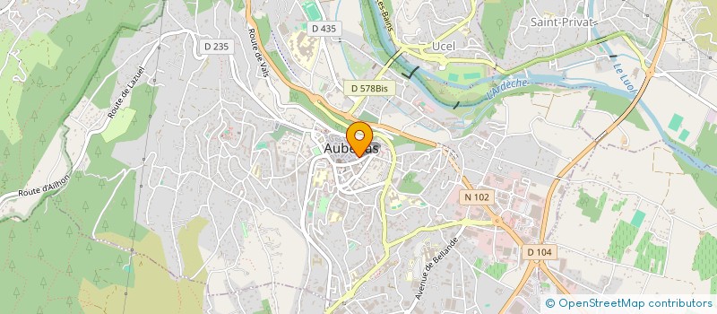 localisation de l'entreprise ASS PARENT ELEVE AUBENAS VALS à AUBENAS