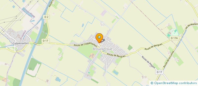 localisation de l'entreprise ASS PARENT ELEVE BROUCKERQUE  BROUCKERQUE