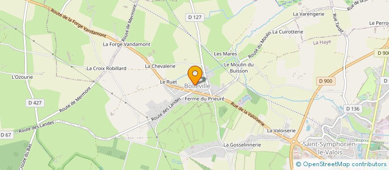 localisation de l'entreprise ASS PARENT ELEVE ECOLE BOLLEVILLE  LA HAYE