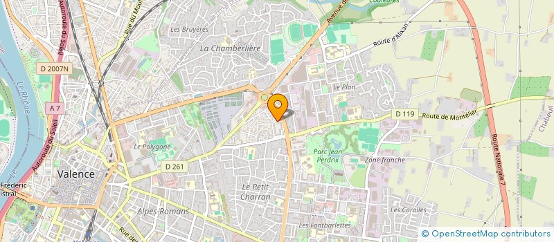localisation de l'entreprise ASS PARENT ELEVE MUSIQUE ENSEMBLE REGION à VALENCE