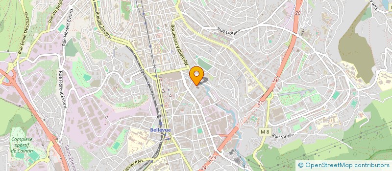 localisation de l'entreprise ASS PARENT ELEVE NOTRE DAME VALBENOITE  SAINT-ETIENNE