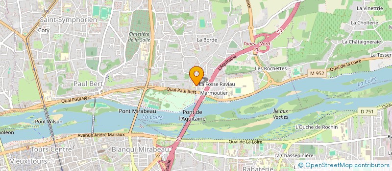 localisation de l'entreprise ASS PARENT ELEVE STE RADEGONDE à TOURS