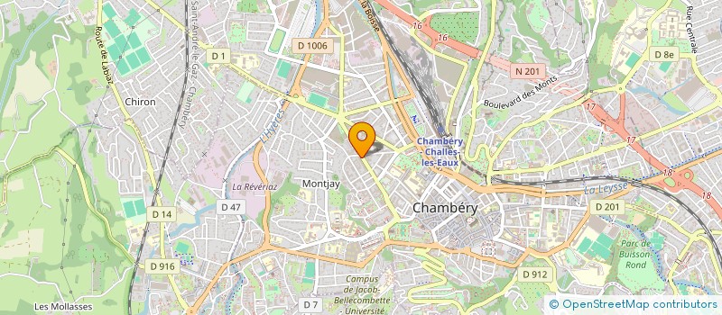 localisation de l'entreprise ASS PARENT ELEVES ECOLE ANNEXE  CHAMBERY