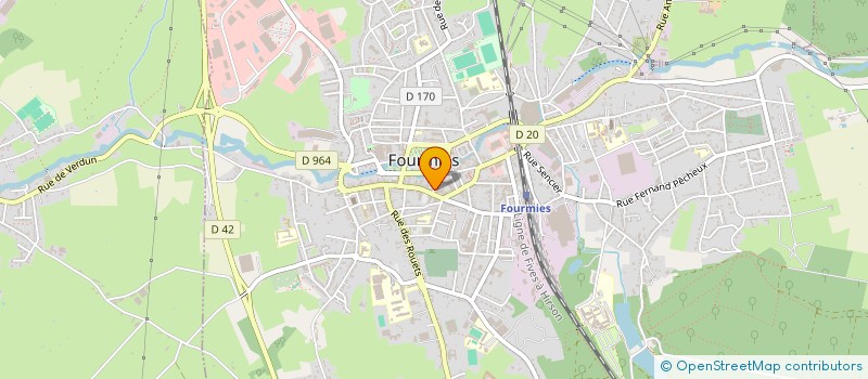 localisation de l'entreprise ASS PARENT ELEVES ECOLE MUSIQUE FOURMIES  FOURMIES