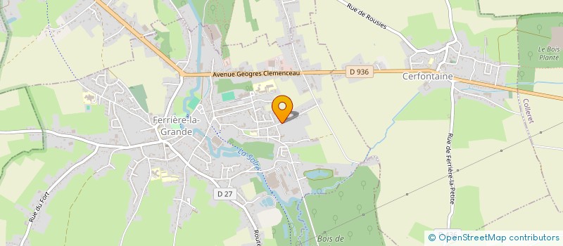 localisation de l'entreprise ASS PARENT ELEVES ET AMIS ECOLE MATERNELLE DES TRIEUX à FERRIERE-LA-GRANDE