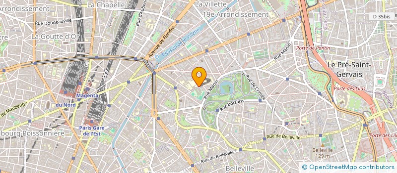 localisation de l'entreprise ASS PARENT LYCEE MIX H BERGSON  PARIS