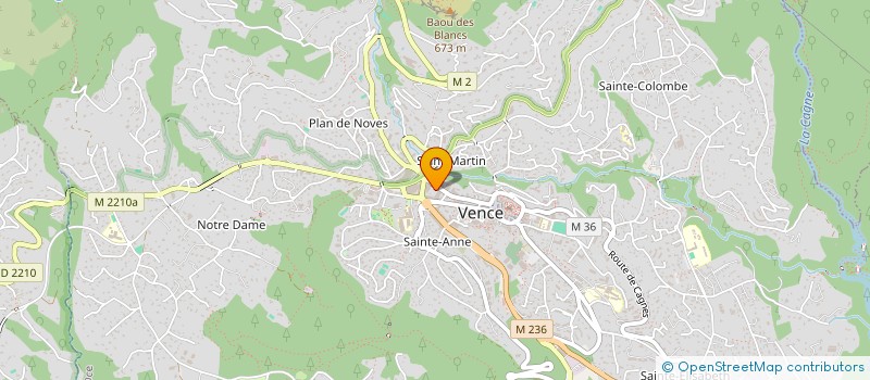 localisation de l'entreprise ASS PARENTALE POUR LA REUSSSITE SCOLAIRE  VENCE
