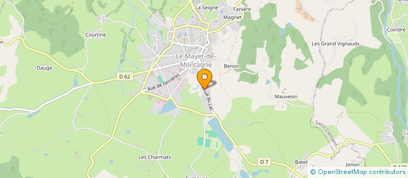 localisation de l'entreprise ASS PARENTS ACCUEIL PERISCOLAIRE à LE MAYET-DE-MONTAGNE