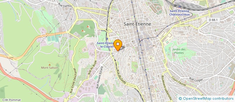 localisation de l'entreprise ASS PARENTS AMIS CHANTEURS ST ENNEMOND  SAINT-ETIENNE