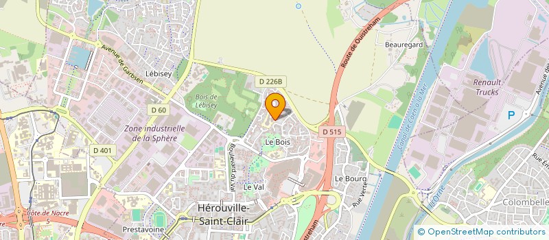 localisation de l'entreprise ASS PARENTS AMIS DE L'ECOLE DE MUSIQUE à HEROUVILLE-SAINT-CLAIR