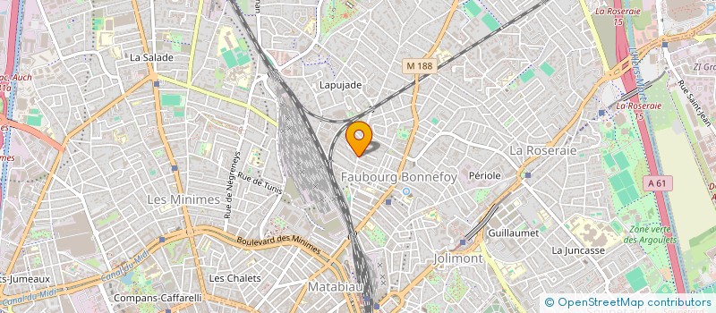 localisation de l'entreprise ASS PARENTS AMIS REPRES SOURDS HANDICAPS  TOULOUSE