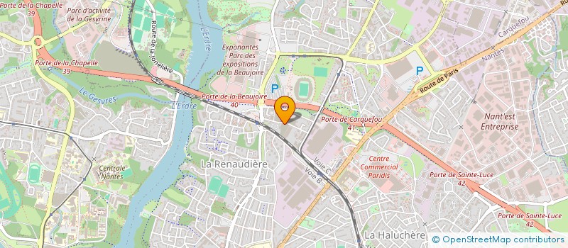 localisation de l'entreprise ASS PARENTS APPRENTIS IND CFAI VALEUR PE à NANTES