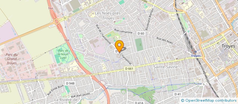 localisation de l'entreprise ASS PARENTS CENTRE CHANTELOUP  SAINTE-SAVINE