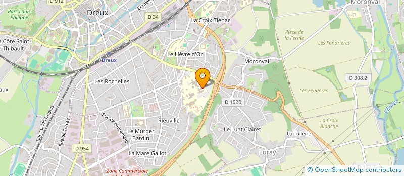 localisation de l'entreprise ASS  PARENTS D'AUTISTES  DREUX