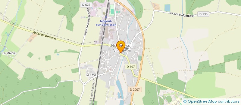 localisation de l'entreprise ASS PARENTS D ELEVES à NOGENT-SUR-VERNISSON