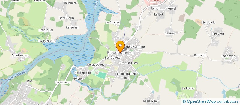 localisation de l'entreprise ASS PARENTS D'ELEVES à PLOUGOUMELEN