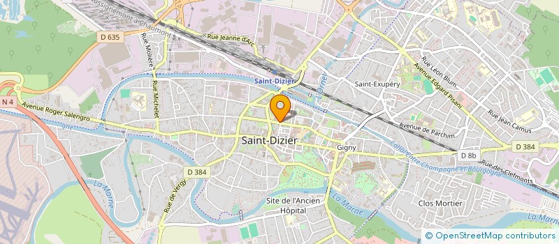 localisation de l'entreprise ASS PARENTS D ELEVES à SAINT-DIZIER