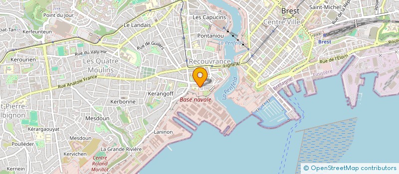 localisation de l'entreprise ASS PARENTS D'ELEVES DE L'ECOLE POINTE à BREST