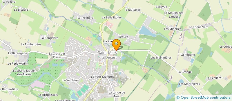 localisation de l'entreprise ASS PARENTS D ELEVES DE L ECOLE PUBLIQUE à SAINT-MARS-DU-DESERT