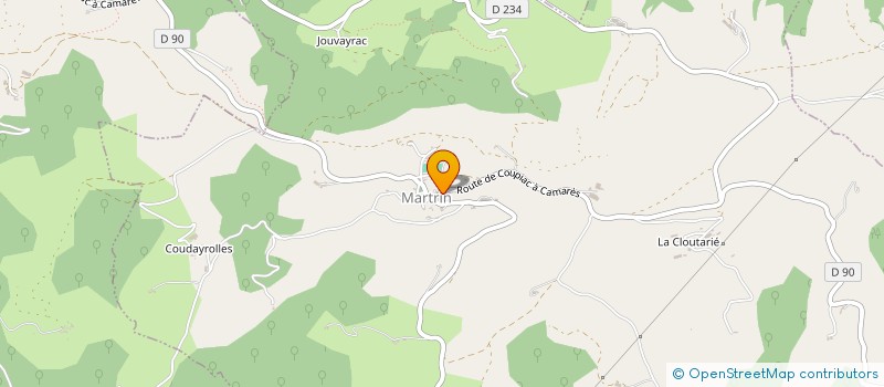 localisation de l'entreprise ASS PARENTS D ELEVES DE L ECOLE PUBLIQUE  COUPIAC