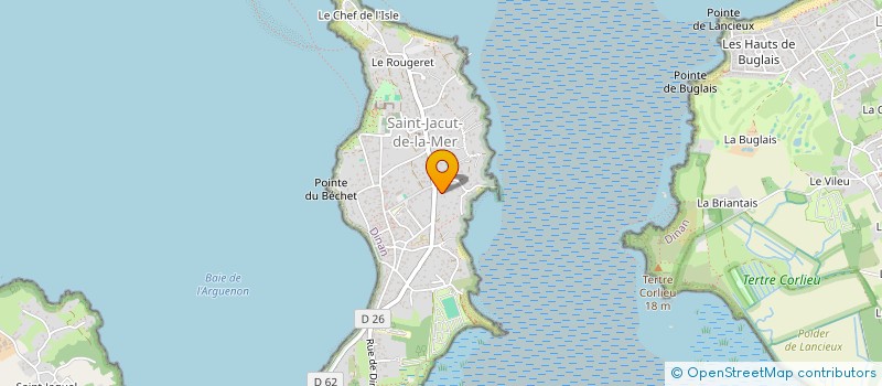 localisation de l'entreprise ASS.PARENTS D'ELEVES DE L'ECOLE PUBLIQUE  SAINT-JACUT-DE-LA-MER