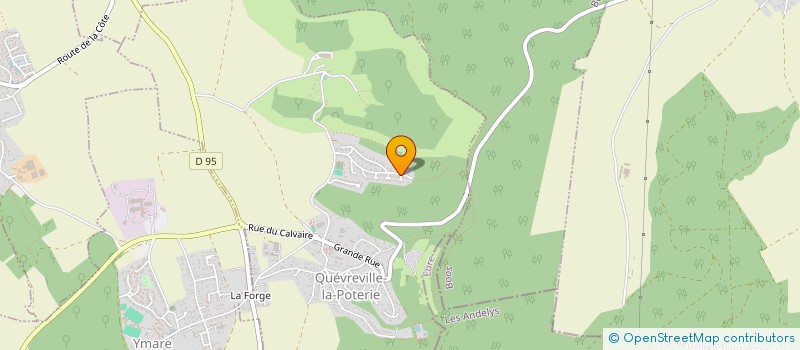 localisation de l'entreprise ASS PARENTS D'ELEVES DE QUEVREVILLE LA POTERIE  QUEVREVILLE-LA-POTERIE