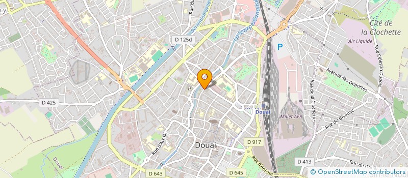 localisation de l'entreprise ASS PARENTS D'ELEVES DES LYCEES DE DOUAI à DOUAI
