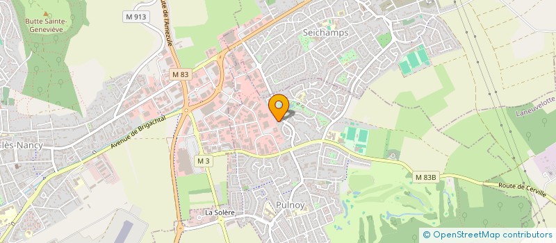 localisation de l'entreprise ASS PARENTS D'ELEVES DU COLLEGE PULNOY  PULNOY