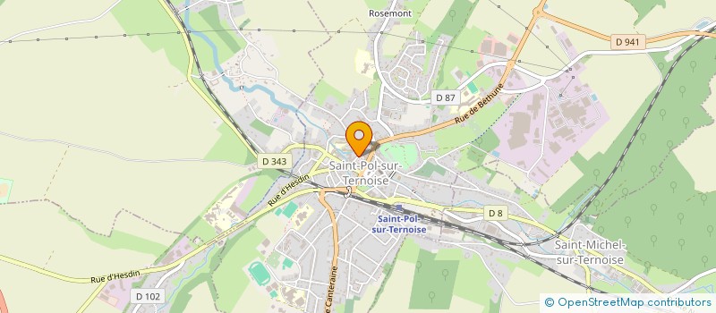 localisation de l'entreprise ASS PARENTS D'ELEVES DU LYCEE A CHATELET à SAINT-POL-SUR-TERNOISE