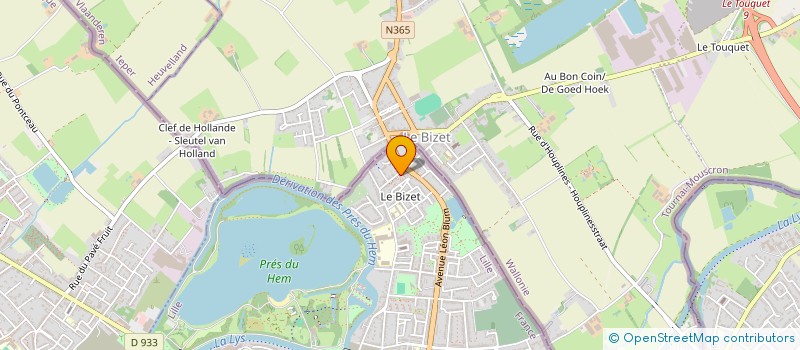 localisation de l'entreprise ASS PARENTS D ELEVES ECOLE JEANNE D ARC  ARMENTIERES