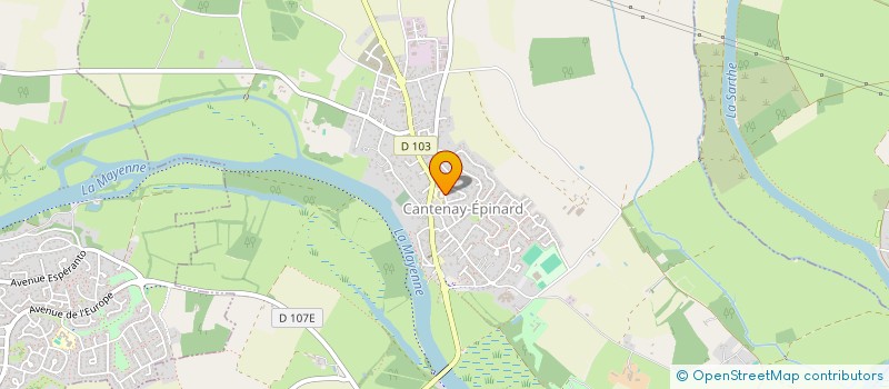 localisation de l'entreprise ASS PARENTS D'ELEVES ECOLE PUBLIQUE  CANTENAY-EPINARD