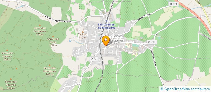 localisation de l'entreprise ASS PARENTS D ELEVES ECOLE ST CHAPTES  SAINT-CHAPTES