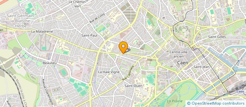 localisation de l'entreprise ASS  PARENTS D ELEVES ECOLE STE BERNADET à CAEN