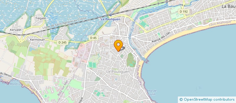 localisation de l'entreprise ASS PARENTS D ELEVES ECOLES PUBLIQUES  LE POULIGUEN