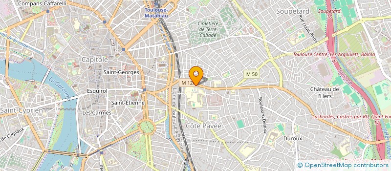localisation de l'entreprise ASS PARENTS D'ELEVES ENSEIGNEMENT LIBRE DU CAOUSOU  TOULOUSE
