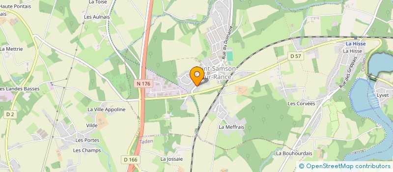 localisation de l'entreprise ASS PARENTS D ELEVES ET AMIS  SAINT-SAMSON-SUR-RANCE