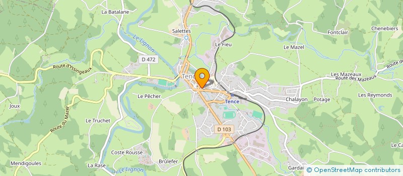 localisation de l'entreprise ASS PARENTS D'ELEVES ET AMIS DE CHENEREI  CHENEREILLES