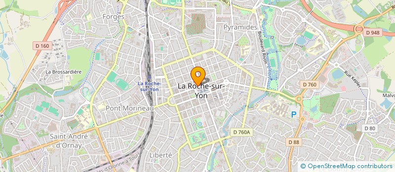 localisation de l'entreprise ASS PARENTS D ELEVES LYCEES  LA ROCHE-SUR-YON