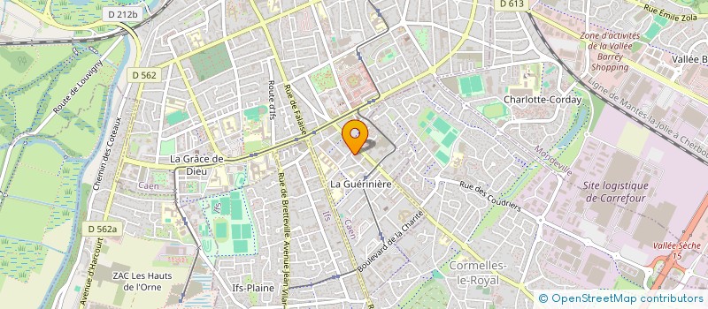 localisation de l'entreprise ASS PARENTS D'ELEVES REINE MATHILDE à CAEN