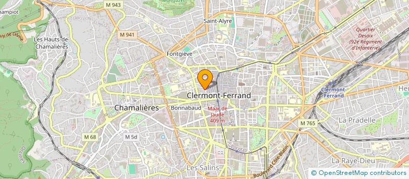 localisation de l'entreprise ASS PARENTS D ELEVES ST PIERRE  CLERMONT-FERRAND