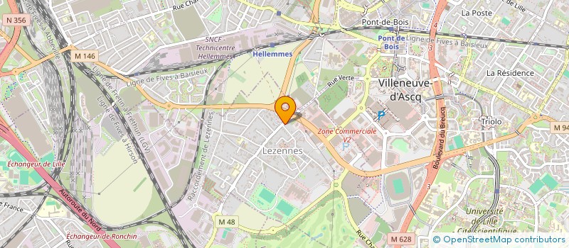 localisation de l'entreprise ASS PARENTS D'ENFANTS DYSLEXIQUES N PDC  LEZENNES