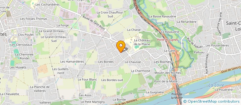 localisation de l'entreprise ASS  PARENTS DES JEUNES ESPOIRS FLEURETISTES INDRE ET LOIRE  FONDETTES