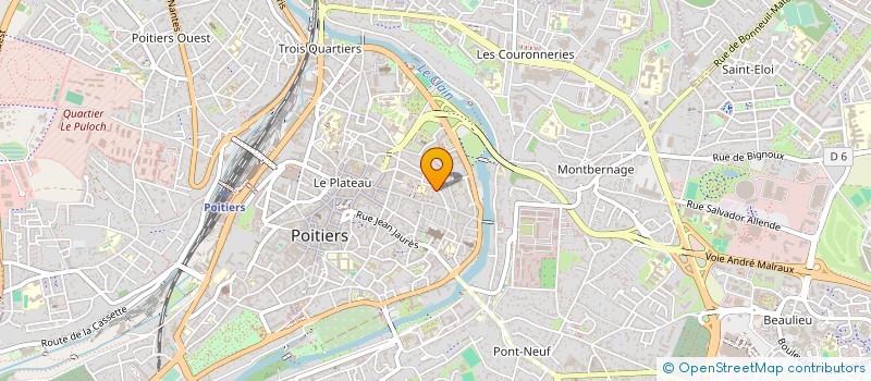 localisation de l'entreprise ASS PARENTS ECOLE DES MINIMES à POITIERS
