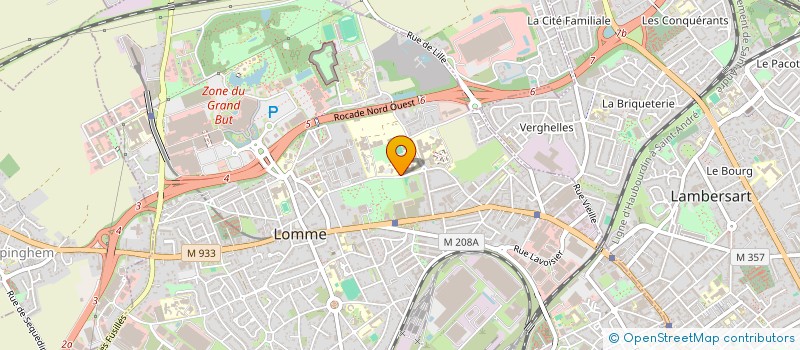 localisation de l'entreprise ASS PARENTS ELEV CTRE FORM HORTICOLE LOMME à LILLE