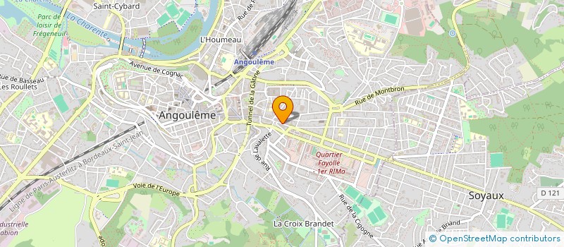 localisation de l'entreprise ASS PARENTS ELEV ECOLE FERDINAND BUISSON à ANGOULEME