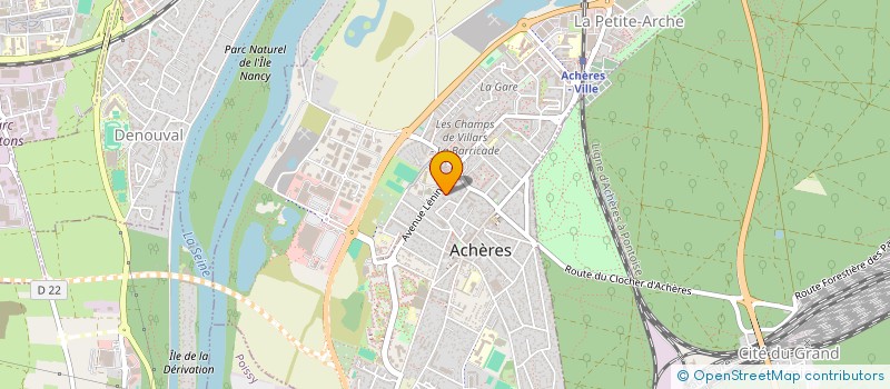 localisation de l'entreprise ASS PARENTS ELEVE ENSEIG PUBL ACHERES à ACHERES