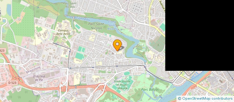 localisation de l'entreprise ASS PARENTS ELEVE ROBERT DESNOS MATERNEL à ANGERS